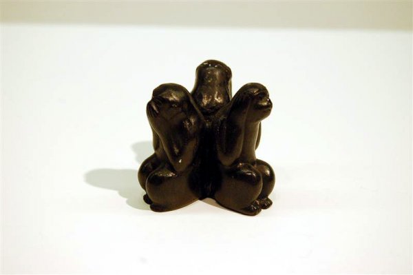 BRONZE MONKEY'S - "HEAR NO EVIL, SEE NO EVIL, SPEAK