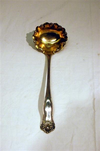 LARGE STERLING SOUP LADLE - 12"
