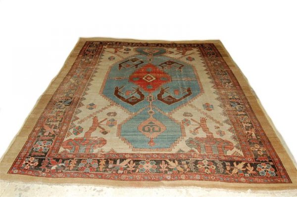 ANTIQUE PERSIAN BAKSHAISH RUG