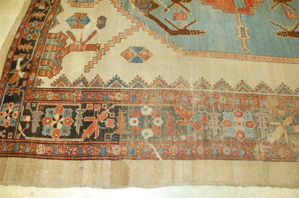 ANTIQUE PERSIAN BAKSHAISH RUG - 2