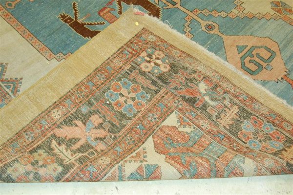 ANTIQUE PERSIAN BAKSHAISH RUG - 5