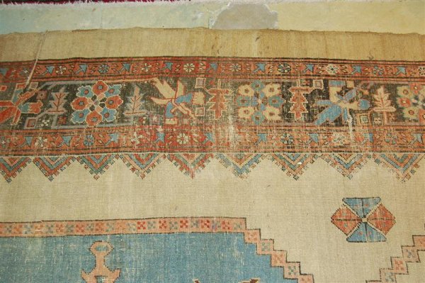 ANTIQUE PERSIAN BAKSHAISH RUG - 7