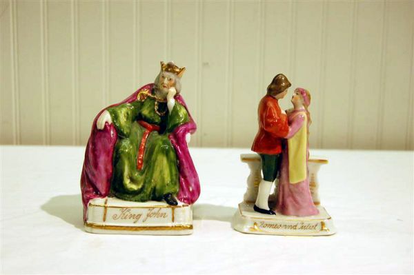 TWO (2) GERMAN PORCELAIN FIGURES 