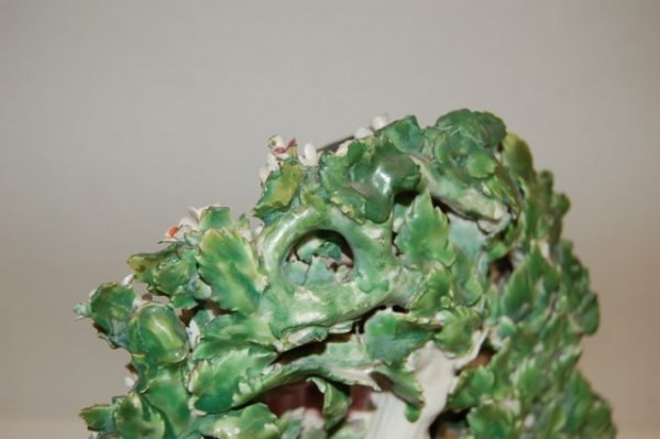 19th Cen. English Figure w/ Dogs & Flowering Trees - 4