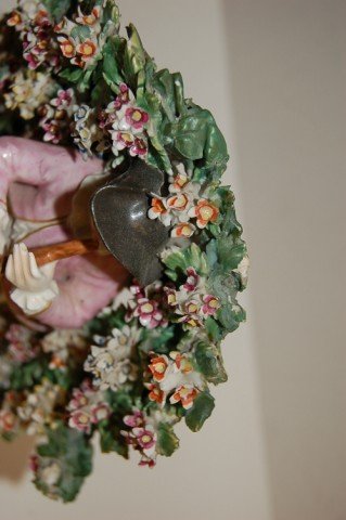 19th Cen. English Figure w/ Dogs & Flowering Trees - 6