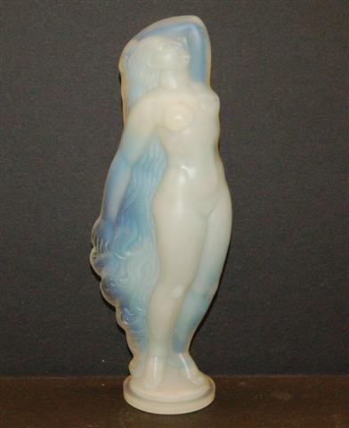 Sabino Art Deco Figure - Nude Woman w/ flowing hair: Sabino Art Deco Figure of Nude Woman with flowing hair - 6 1/2" tall