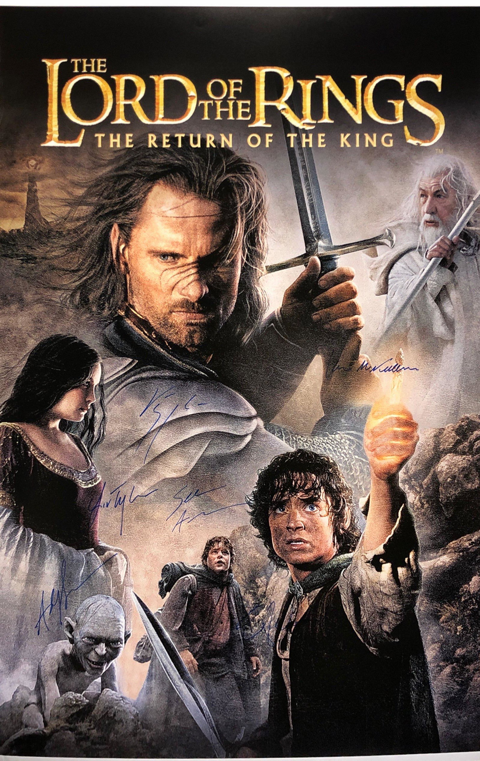 Lord of the Rings Returns of King Ian McKellen Poster: Our company has been collectibles business since 2008. All items are unique and valuable for all the collectors. Our company is all online based and will be shipping from our warehouses or different c
