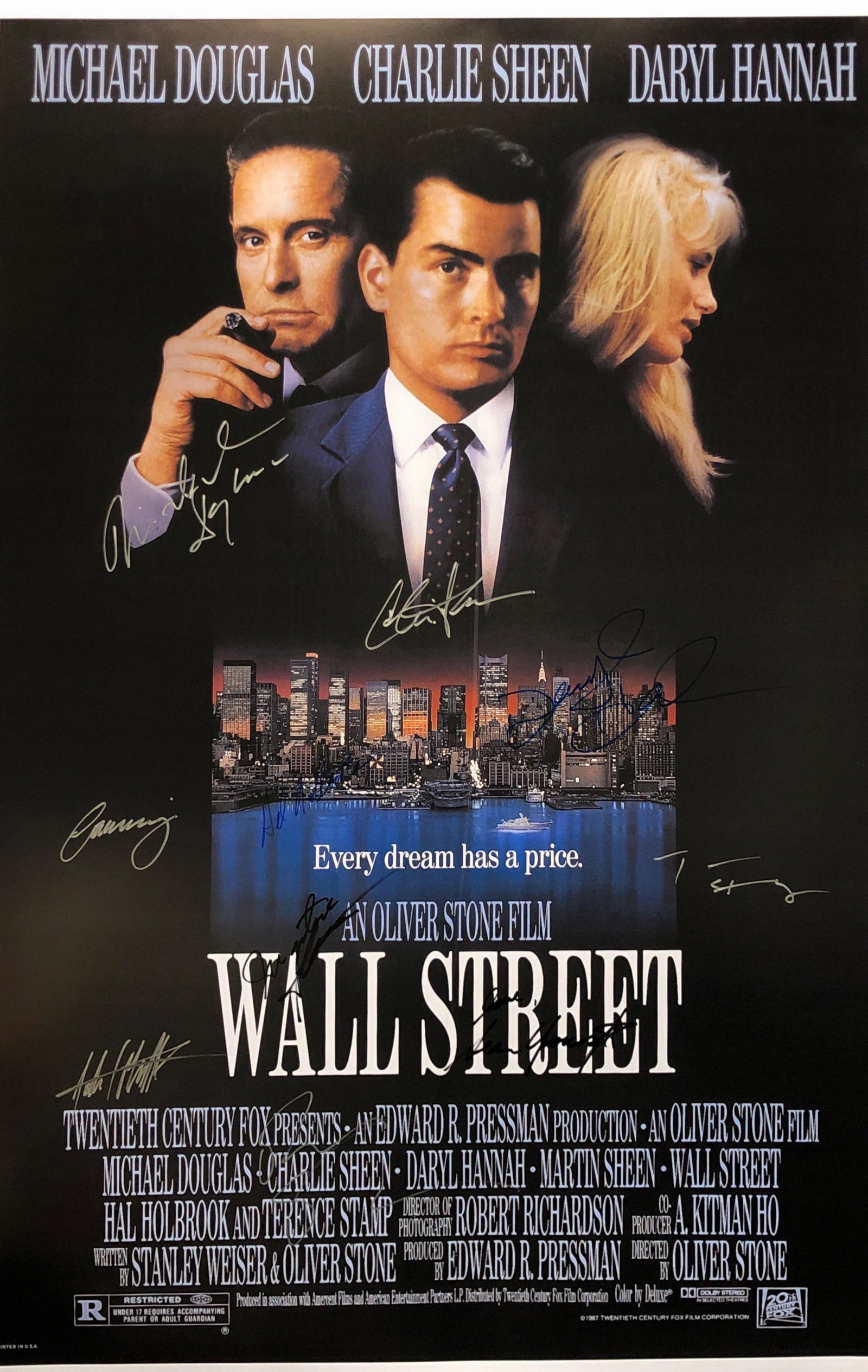 Wall Street Signed Autographed Poster Michael Douglas: Our company has been collectibles business since 2008. All items are unique and valuable for all the collectors. Our company is all online based and will be shipping from our warehouses or different c