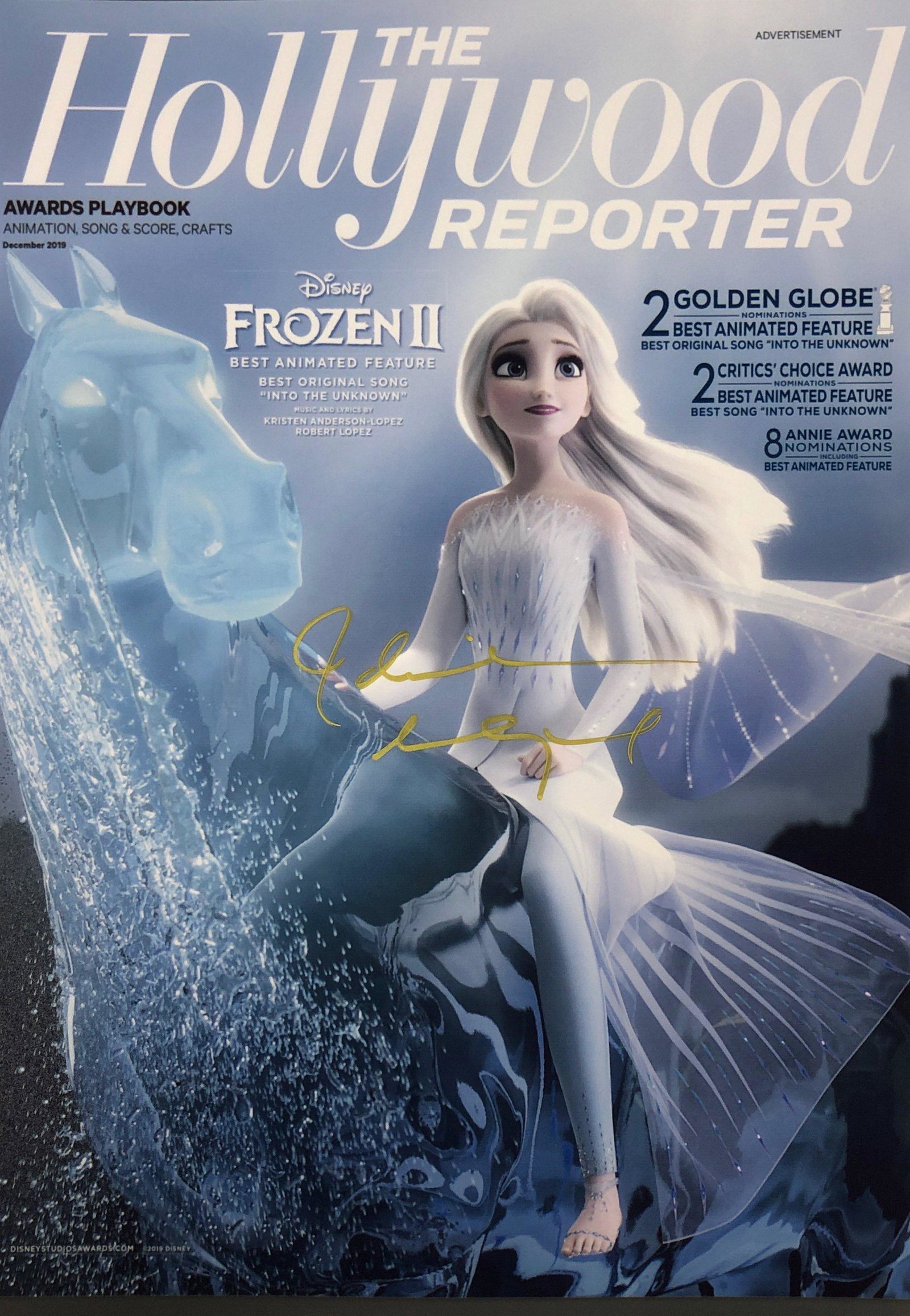 Frozen 2 Elsa Photo Idina Menzel Autographed Signed: Our company has been collectibles business since 2008. All items are unique and valuable for all the collectors. Our company is all online based and will be shipping from our warehouses or different c