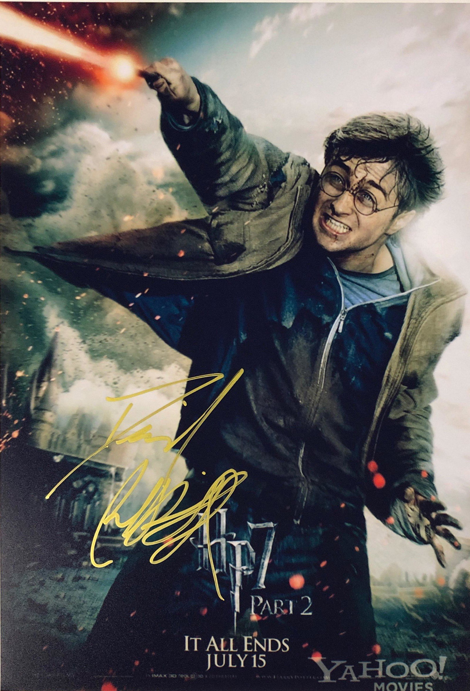 Harry Potter Photo Daniel Radcliffe Autographed Signed: Our company has been collectibles business since 2008. All items are unique and valuable for all the collectors. Our company is all online based and will be shipping from our warehouses or different c