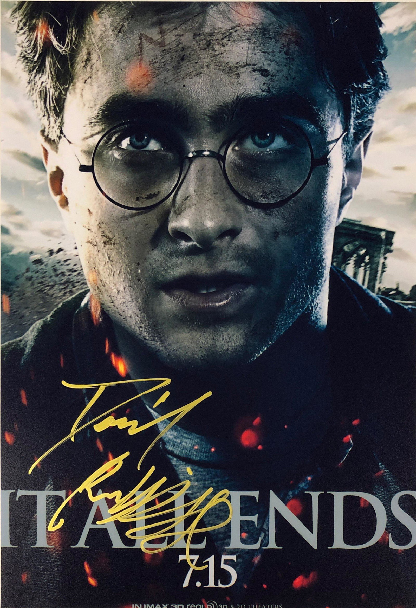Harry Potter Photo Daniel Radcliffe Autographed Signed: Our company has been collectibles business since 2008. All items are unique and valuable for all the collectors. Our company is all online based and will be shipping from our warehouses or different c