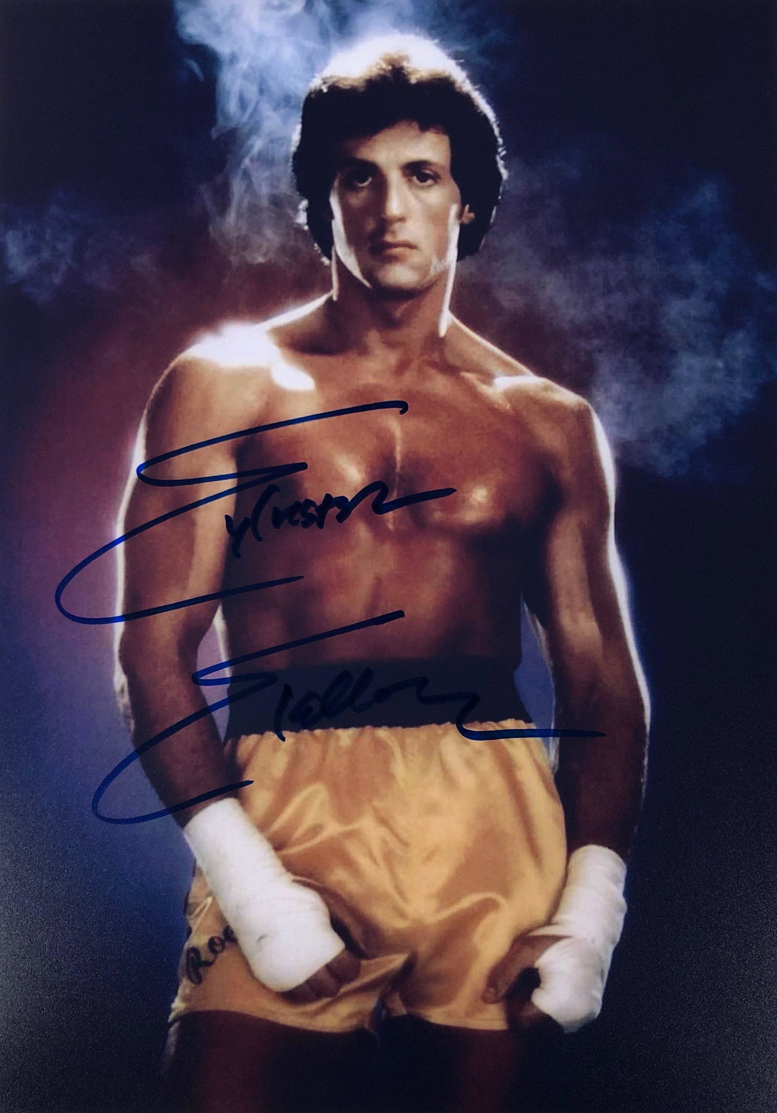 Rocky Sylvester Stallone Photo Autographed Signed: Our company has been collectibles business since 2008. All items are unique and valuable for all the collectors. Our company is all online based and will be shipping from our warehouses or different c