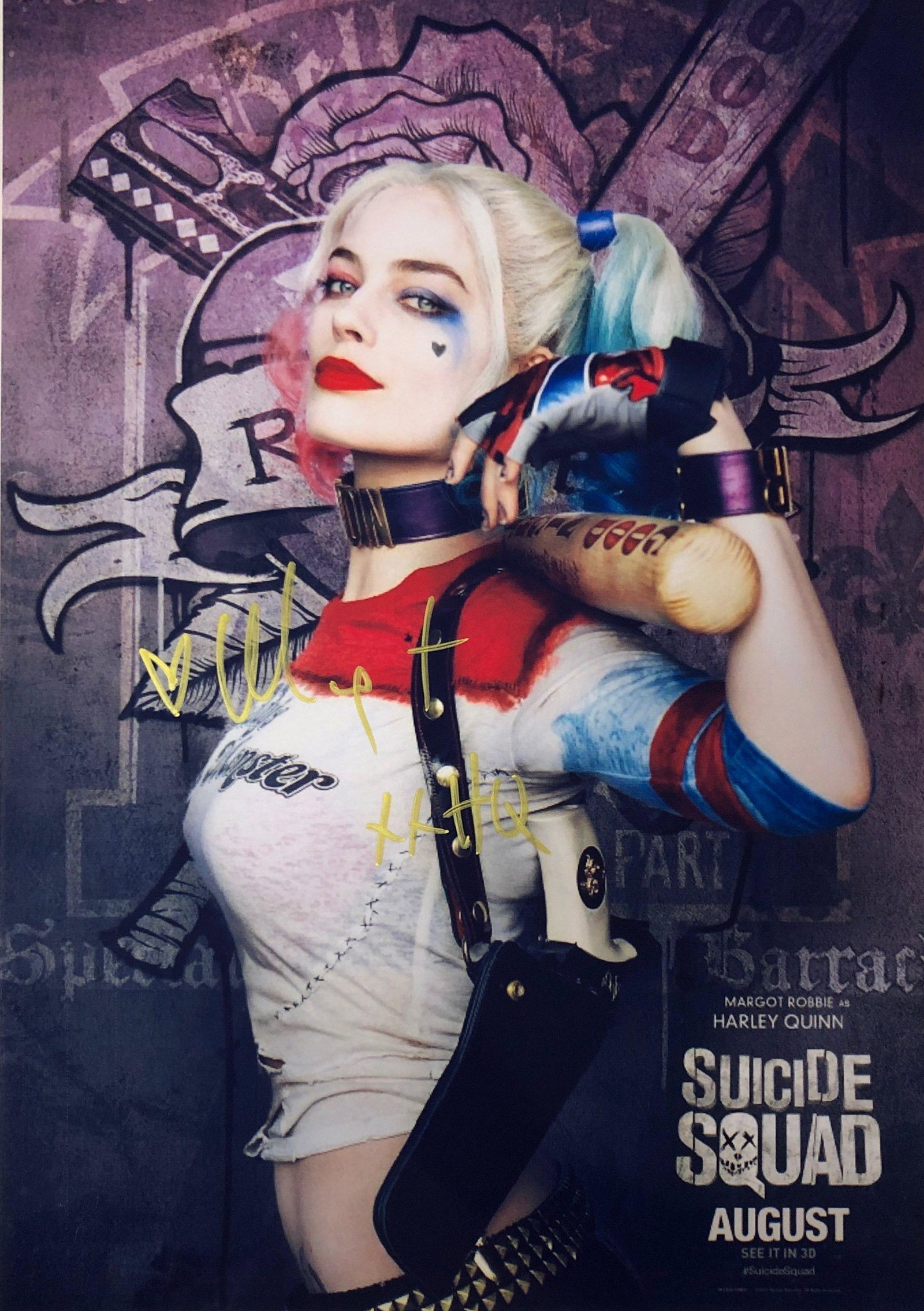 Suicide Squad Photo Margot Robbie Autographed Signed: Our company has been collectibles business since 2008. All items are unique and valuable for all the collectors. Our company is all online based and will be shipping from our warehouses or different c