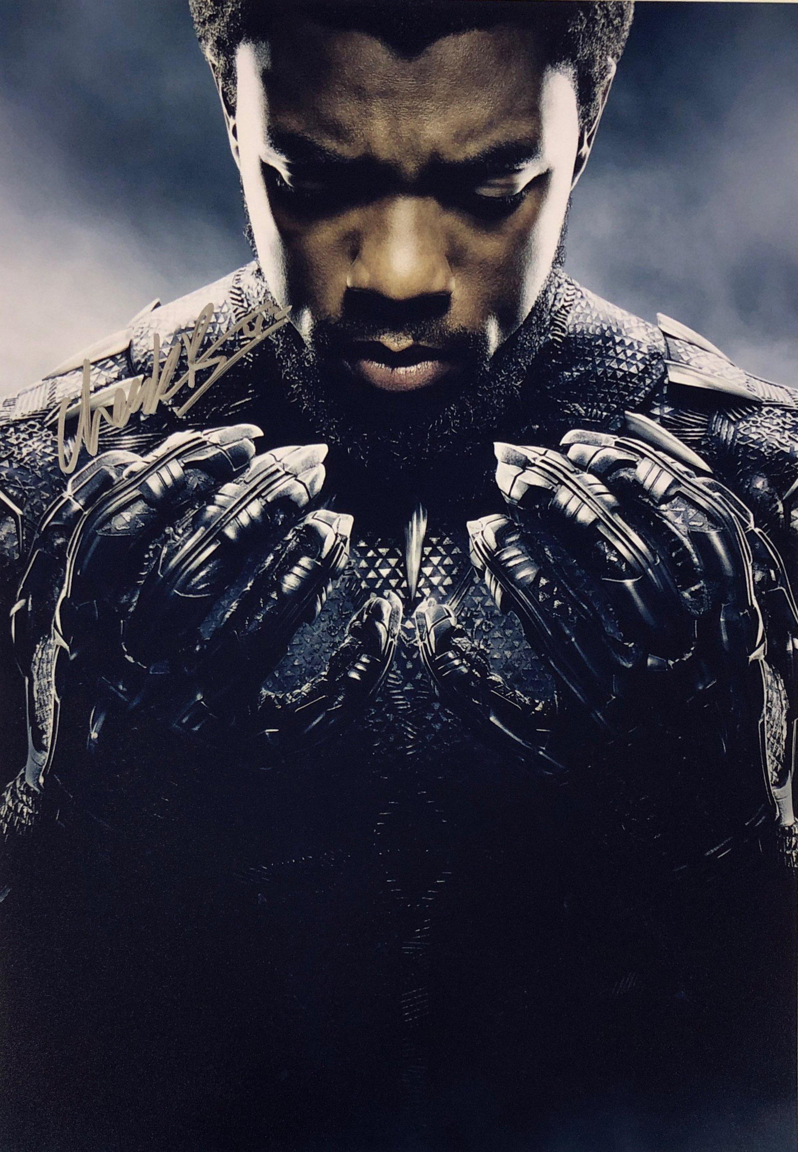 Avengers Black Panther Signed Photo Chadwick Boseman: Our company has been collectibles business since 2008. All items are unique and valuable for all the collectors. Our company is all online based and will be shipping from our warehouses or different c