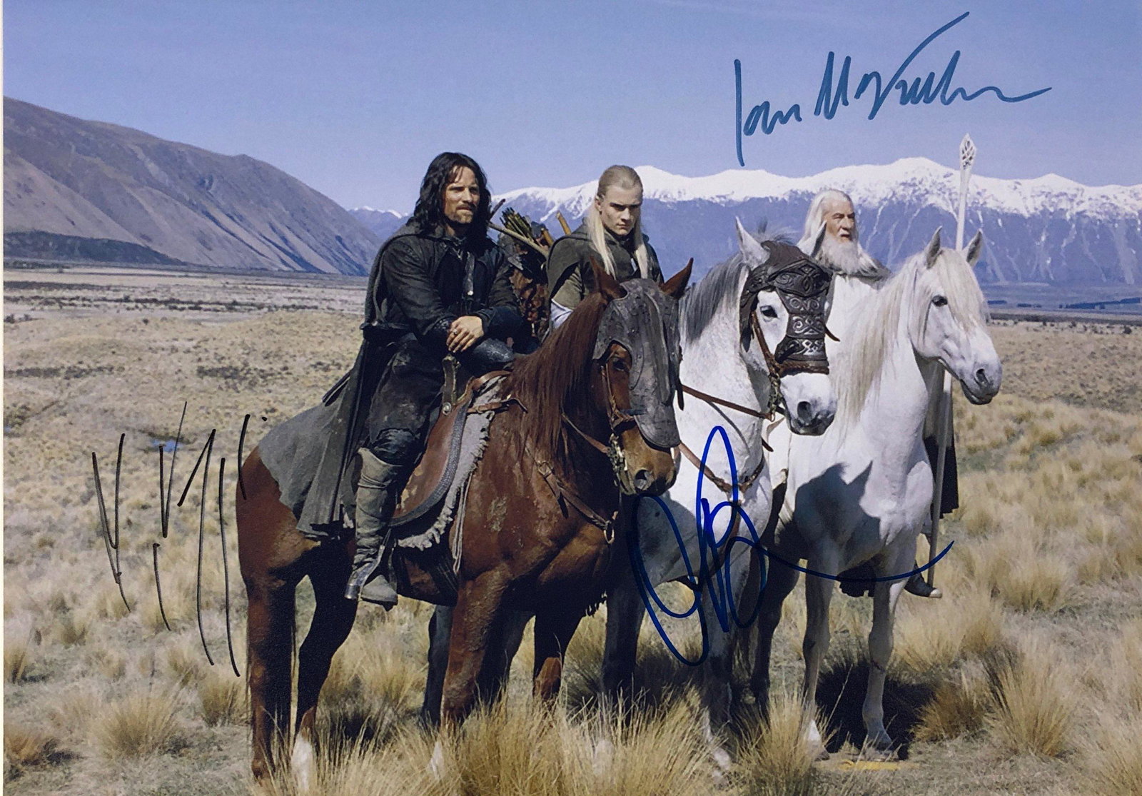 Lord of the Ring Orlando Bloom Ian McKellen Photo: Our company has been collectibles business since 2008. All items are unique and valuable for all the collectors. Our company is all online based and will be shipping from our warehouses or different c