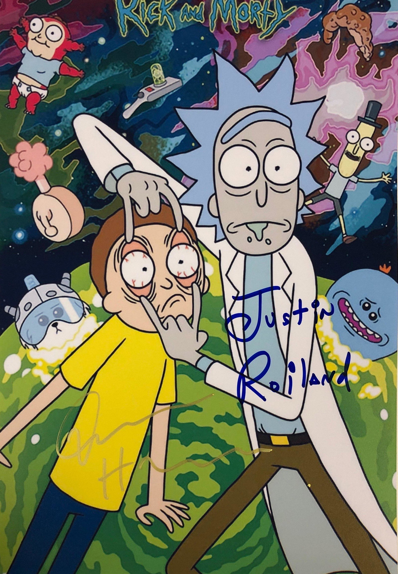 Rick and Morty Justin Roiland Dan Harmon Autographed: Our company has been collectibles business since 2008. All items are unique and valuable for all the collectors. Our company is all online based and will be shipping from our warehouses or different c