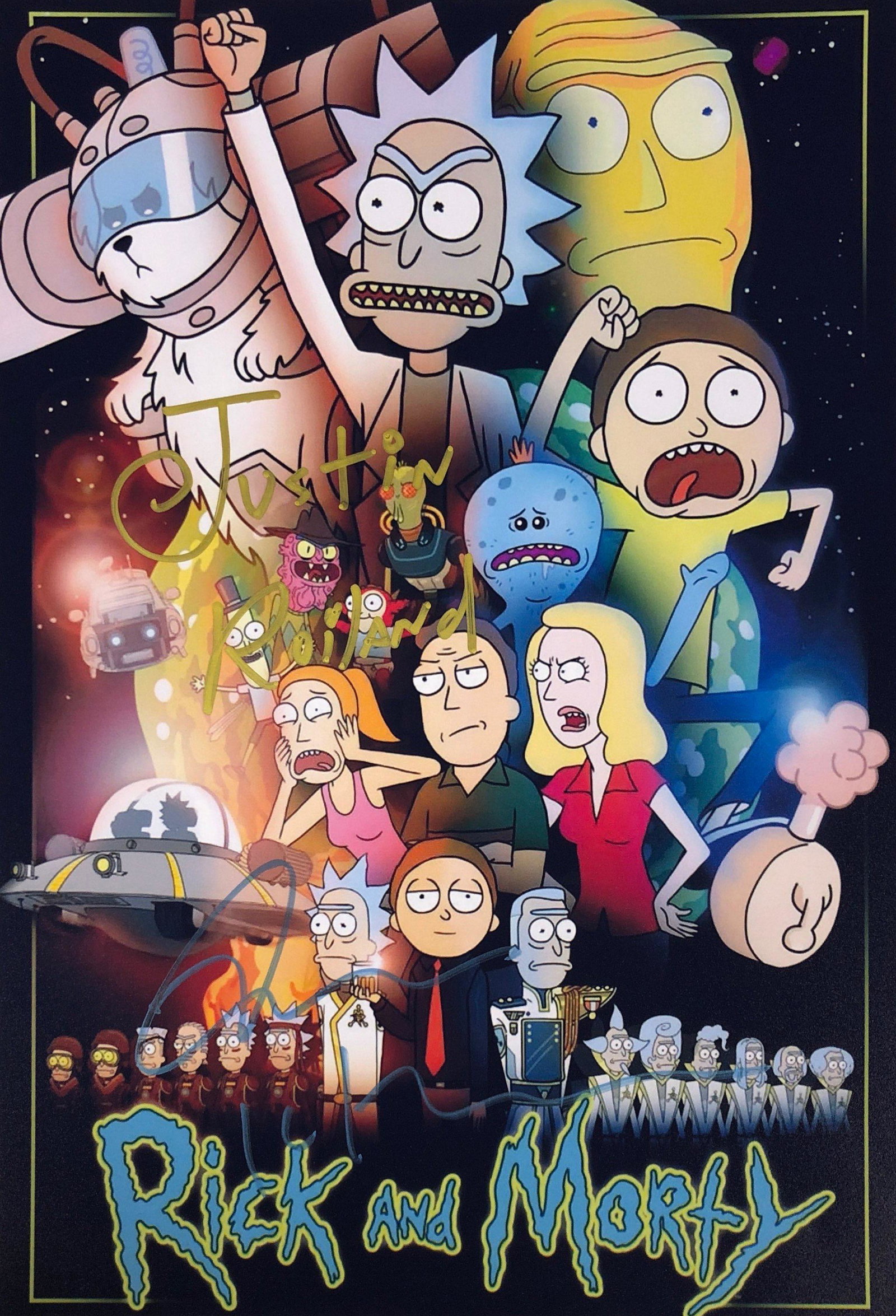 Rick and Morty Justin Roiland Dan Harmon Autographed: Our company has been collectibles business since 2008. All items are unique and valuable for all the collectors. Our company is all online based and will be shipping from our warehouses or different c