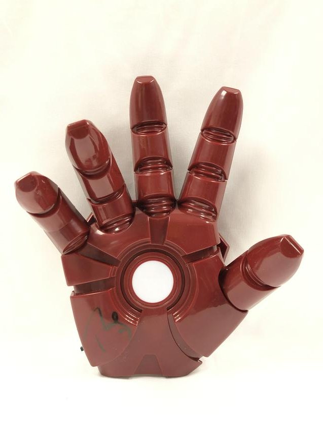 Iron Man Hand Signed Robert Downey Jr: Our company has been collectibles business since 2008. All items are unique and valuable for all the collectors. Our company is all online based and will be shipping from our warehouses or different c