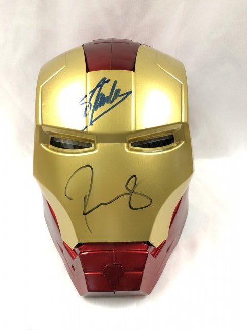 Iron Man Helmet Signed Robert Downey Jr Stan Lee: Our company has been collectibles business since 2008. All items are unique and valuable for all the collectors. Our company is all online based and will be shipping from our warehouses or different c