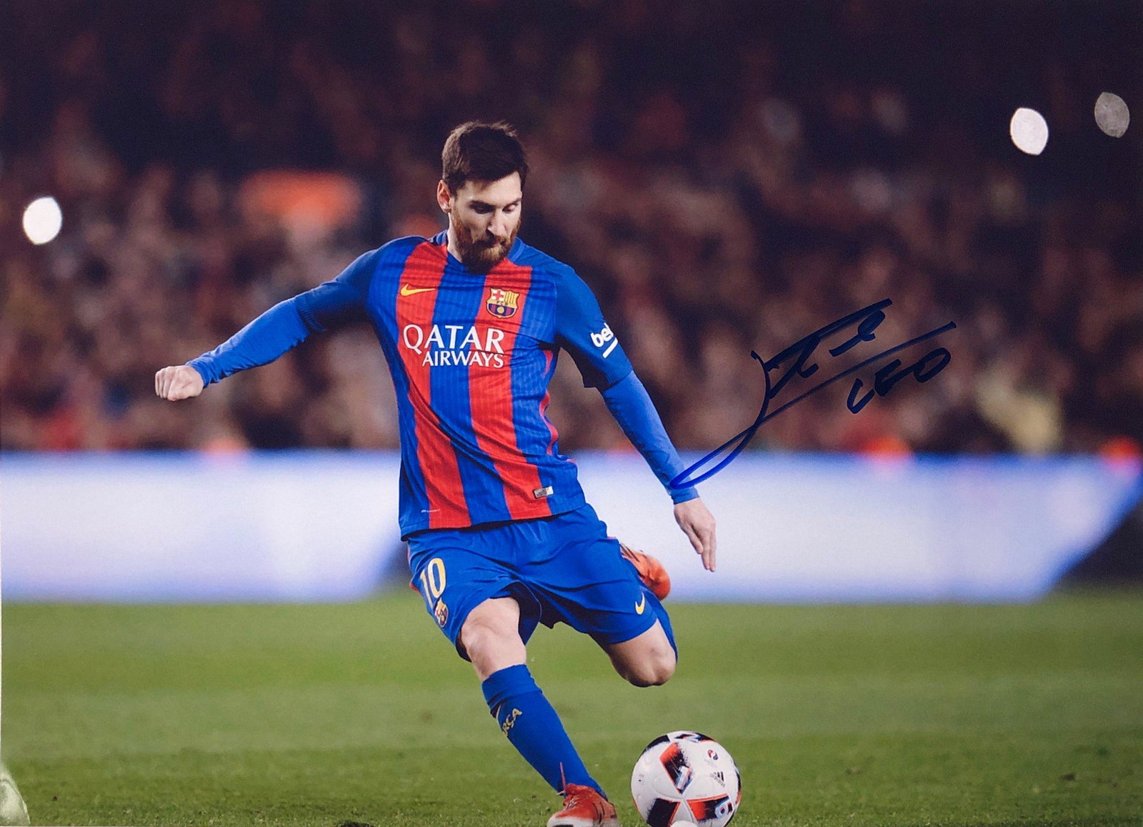 Football Lionel Messi Autographed Signed: Our company has been collectibles business since 2008. All items are unique and valuable for all the collectors. Our company is all online based and will be shipping from our warehouses or different c