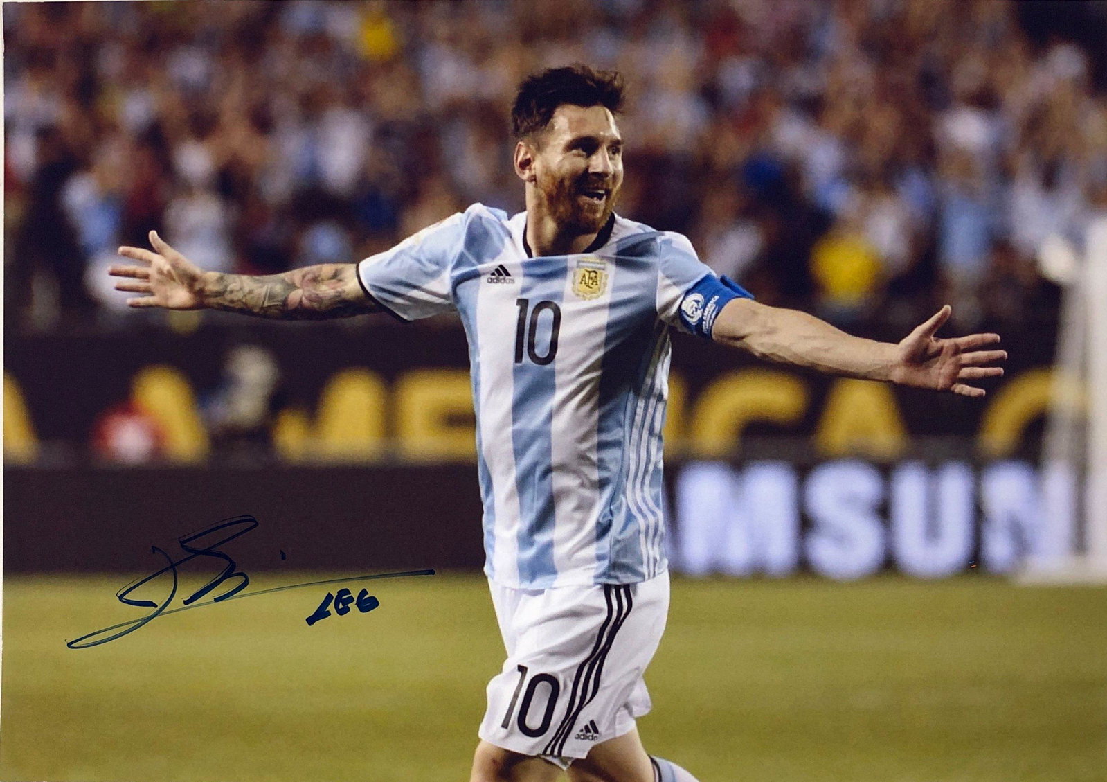 Football Lionel Messi Autographed Signed: Our company has been collectibles business since 2008. All items are unique and valuable for all the collectors. Our company is all online based and will be shipping from our warehouses or different c