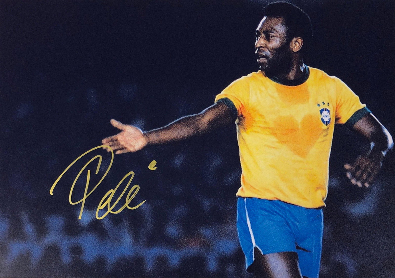 Football Pele Autographed Signed: Our company has been collectibles business since 2008. All items are unique and valuable for all the collectors. Our company is all online based and will be shipping from our warehouses or different c