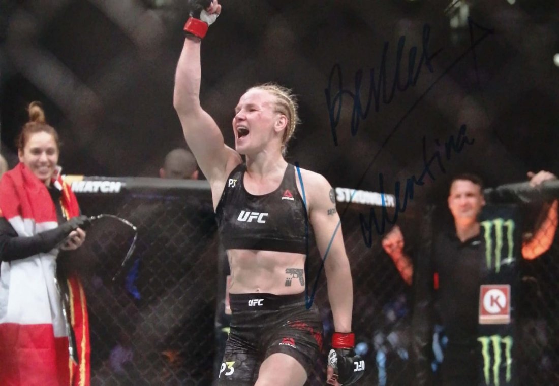 Wrestling Valentina Shevchenko Autographed Signed: Our company has been collectibles business since 2008. All items are unique and valuable for all the collectors. Our company is all online based and will be shipping from our warehouses or different c