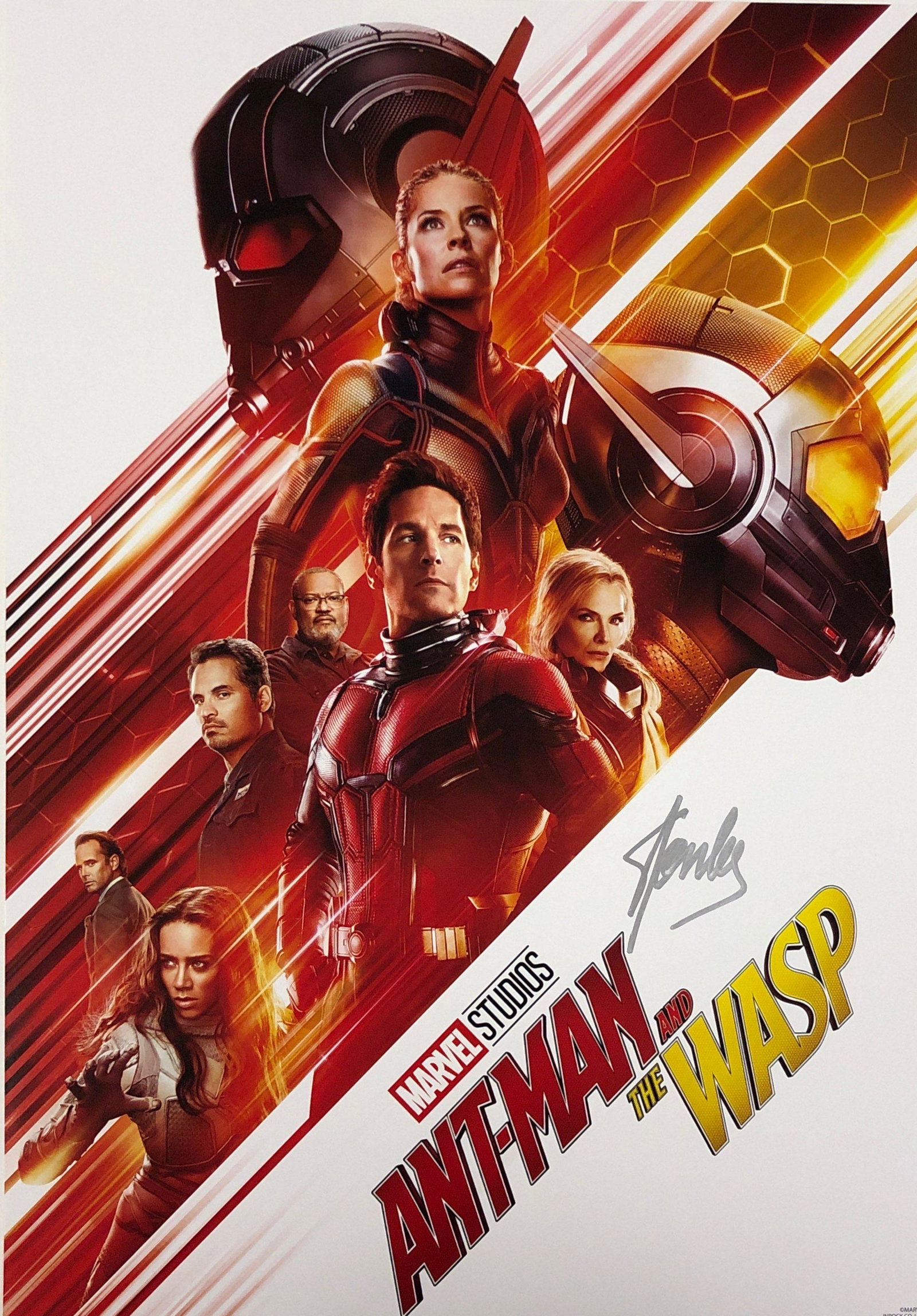 Marvel Antman Mini Poster Stan Lee Signed: Our company has been collectibles business since 2008. All items are unique and valuable for all the collectors. Our company is all online based and will be shipping from our warehouses or different c