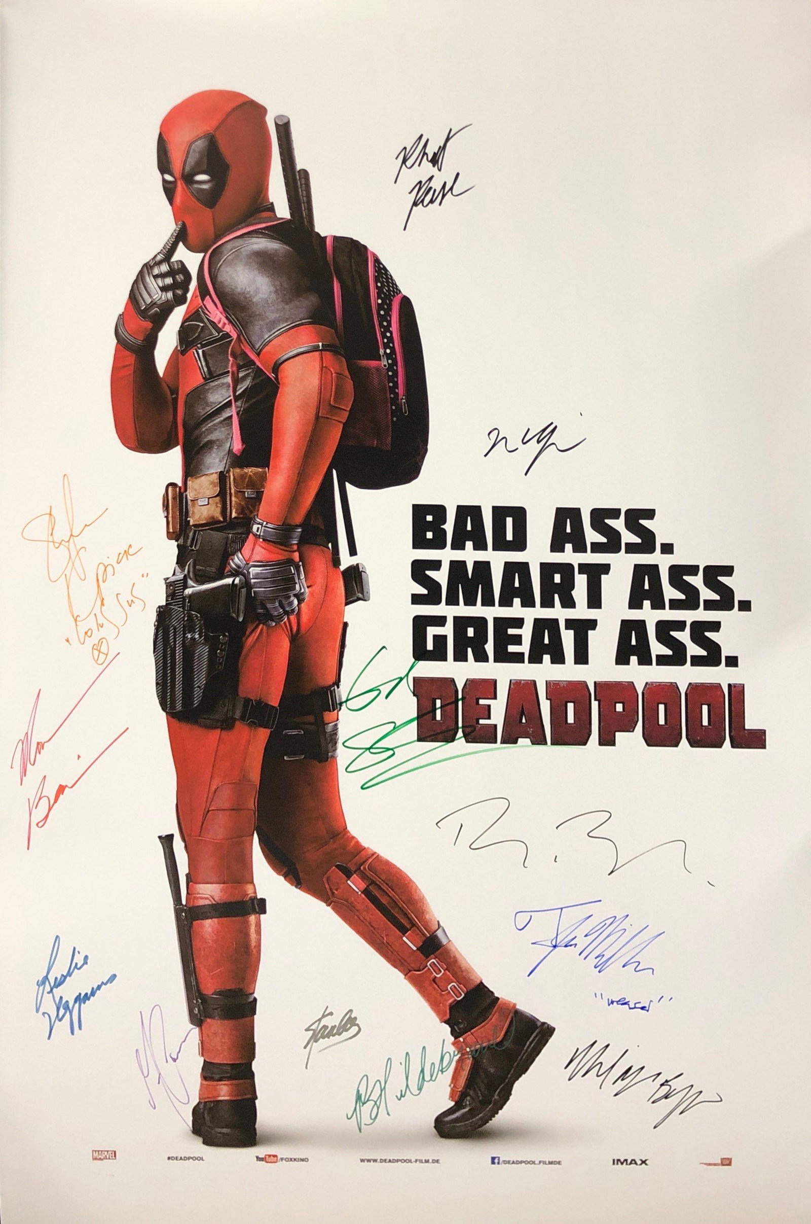 Deadpool Poster Tim Miller Autographed Signed: Our company has been collectibles business since 2008. All items are unique and valuable for all the collectors. Our company is all online based and will be shipping from our warehouses or different c