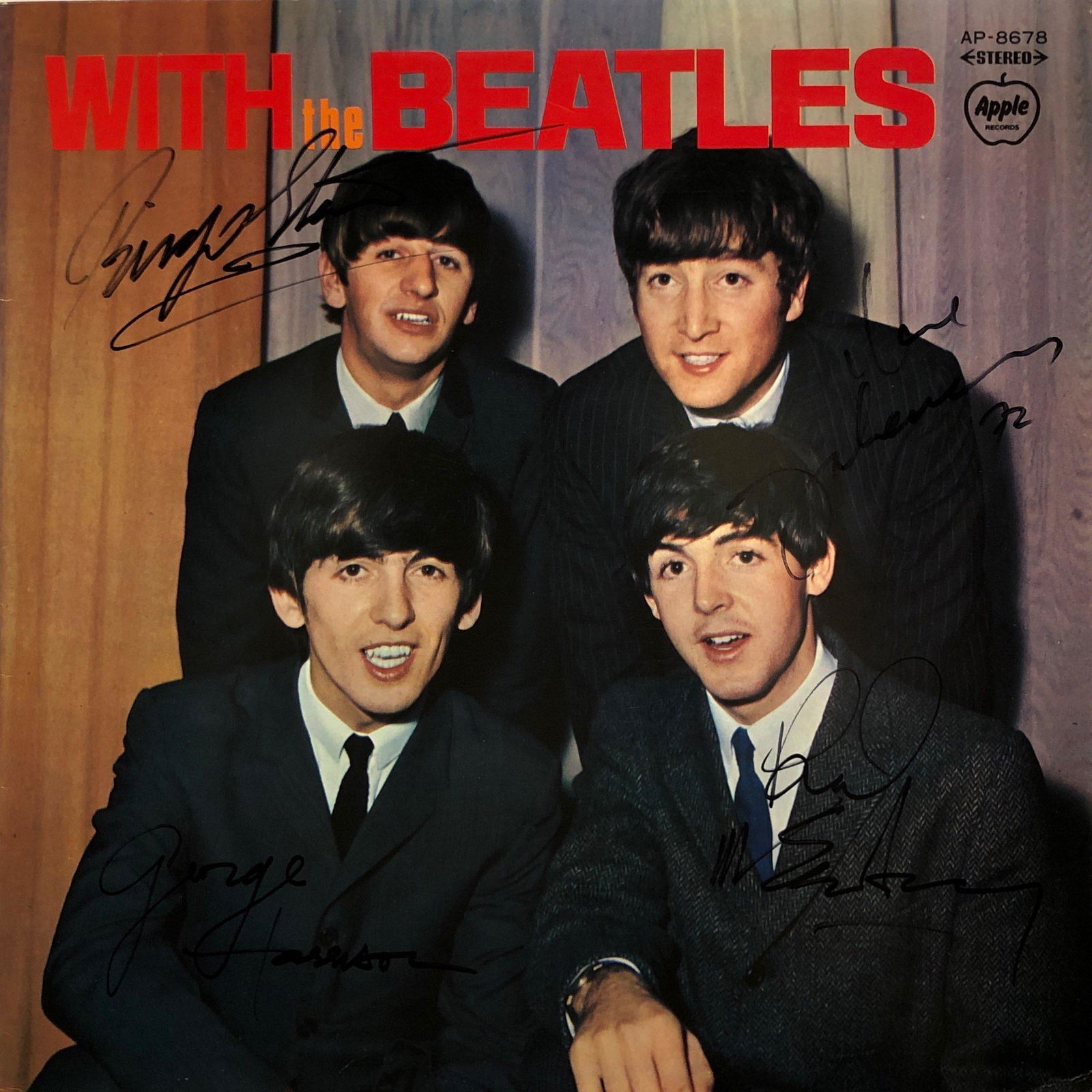 With the Beatles Vinyl Signed John Lennon: Our company has been collectibles business since 2008. All items are unique and valuable for all the collectors. Our company is all online based and will be shipping from our warehouses or different c