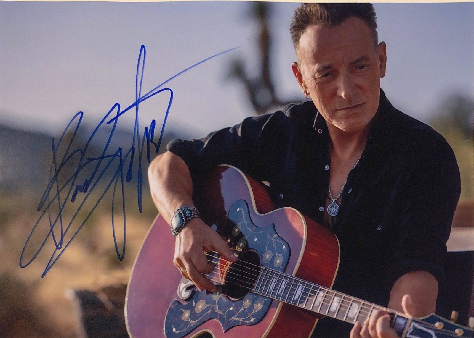 Bruce Springsteen Signed Photo: Our company has been collectibles business since 2008. All items are unique and valuable for all the collectors. Our company is all online based and will be shipping from our warehouses or different c