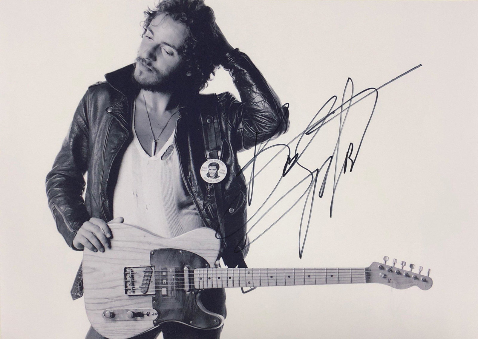 Bruce Springsteen Signed Photo: Our company has been collectibles business since 2008. All items are unique and valuable for all the collectors. Our company is all online based and will be shipping from our warehouses or different c