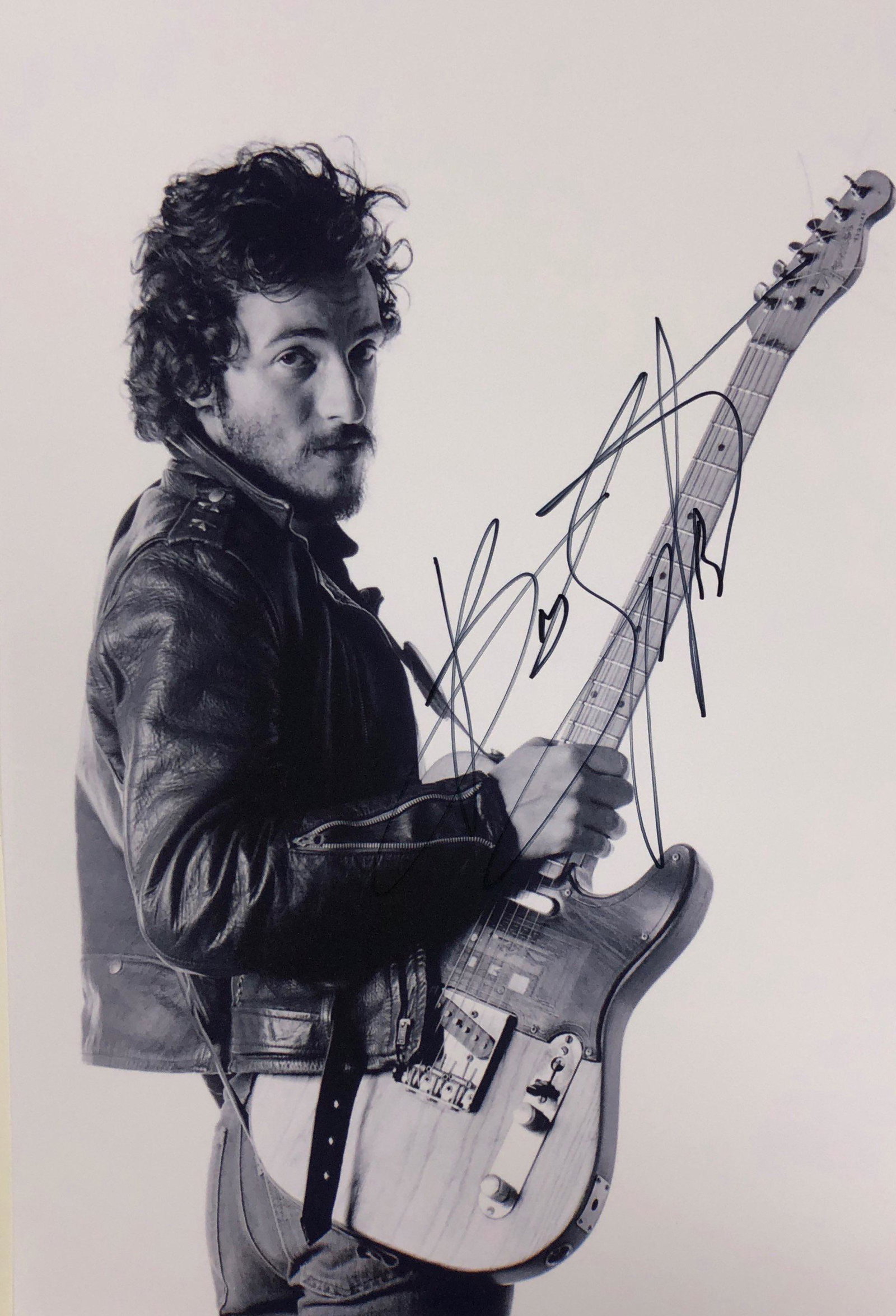 Bruce Springsteen Signed Photo: Our company has been collectibles business since 2008. All items are unique and valuable for all the collectors. Our company is all online based and will be shipping from our warehouses or different c
