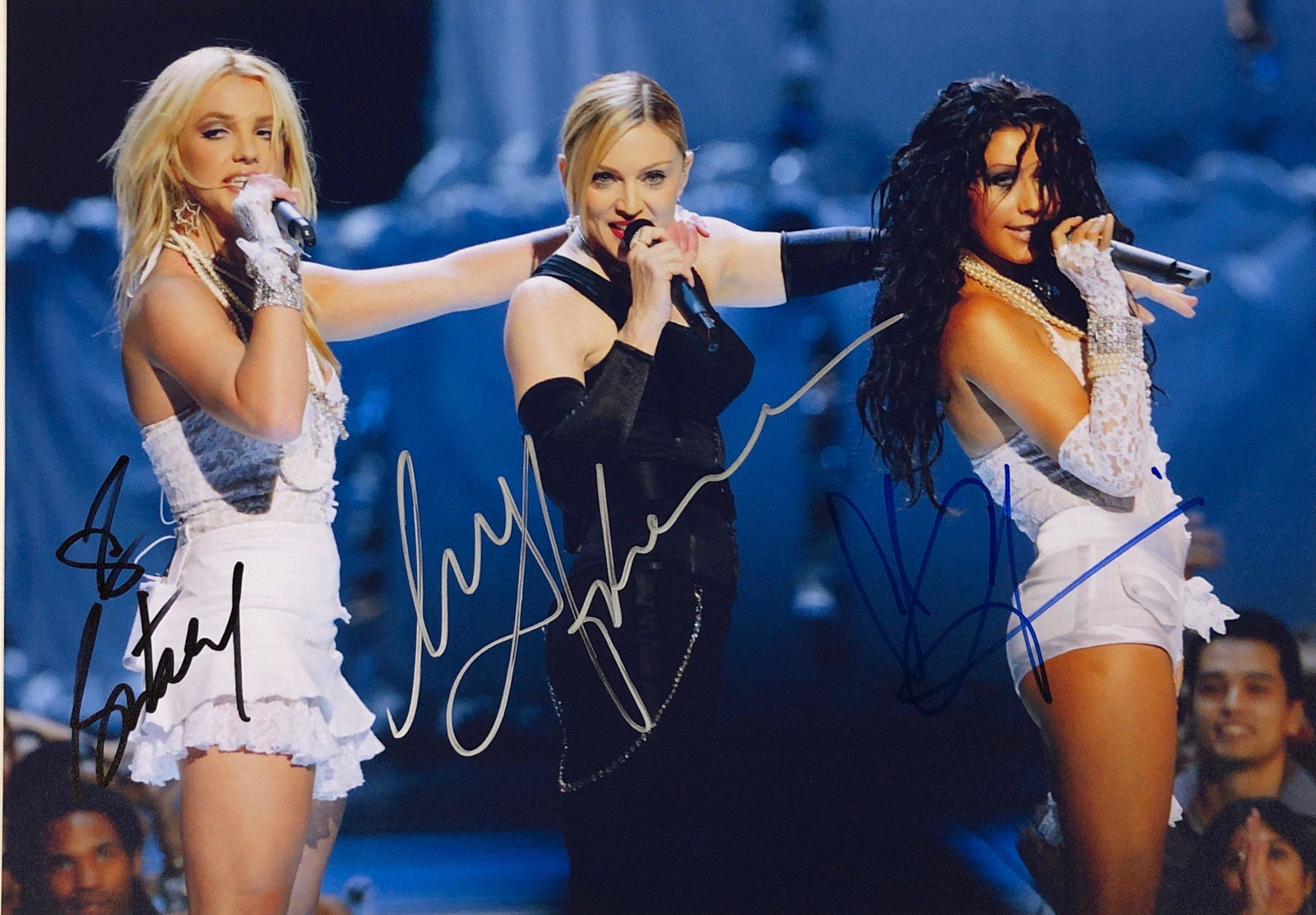 Madonna Britney Spears Photo Autograph: Our company has been collectibles business since 2008. All items are unique and valuable for all the collectors. Our company is all online based and will be shipping from our warehouses or different c