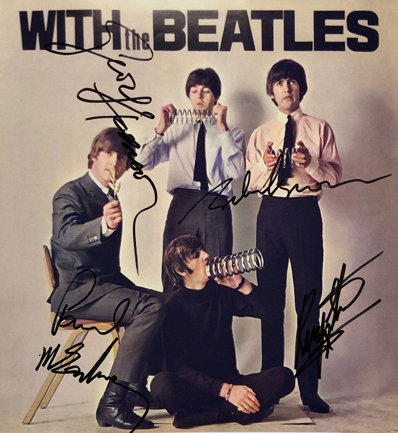 Beatles John Lennon Photo Autograph: Our company has been collectibles business since 2008. All items are unique and valuable for all the collectors. Our company is all online based and will be shipping from our warehouses or different c