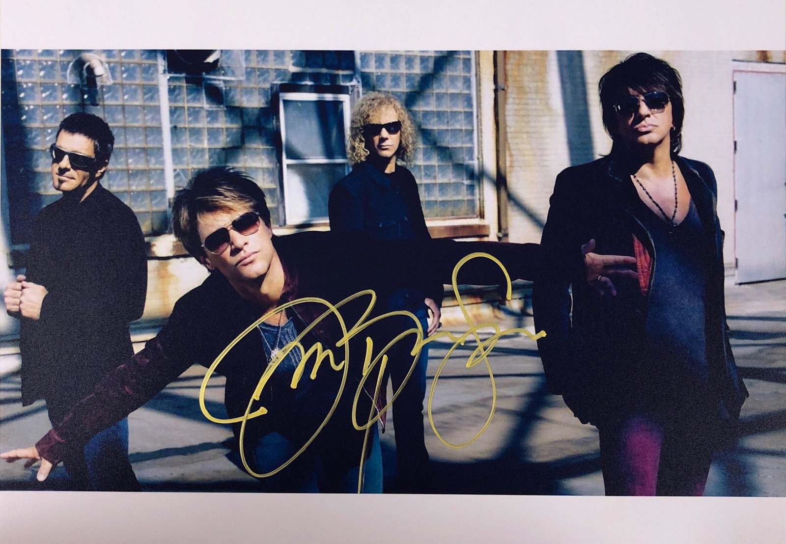 Bon Jovi Jon Bon Jovi Photo Autograph Signed: Our company has been collectibles business since 2008. All items are unique and valuable for all the collectors. Our company is all online based and will be shipping from our warehouses or different c