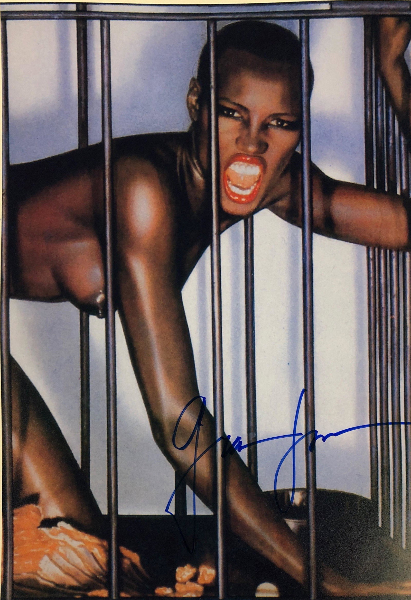 Grace Jones Photo Autograph Signed: Our company has been collectibles business since 2008. All items are unique and valuable for all the collectors. Our company is all online based and will be shipping from our warehouses or different c