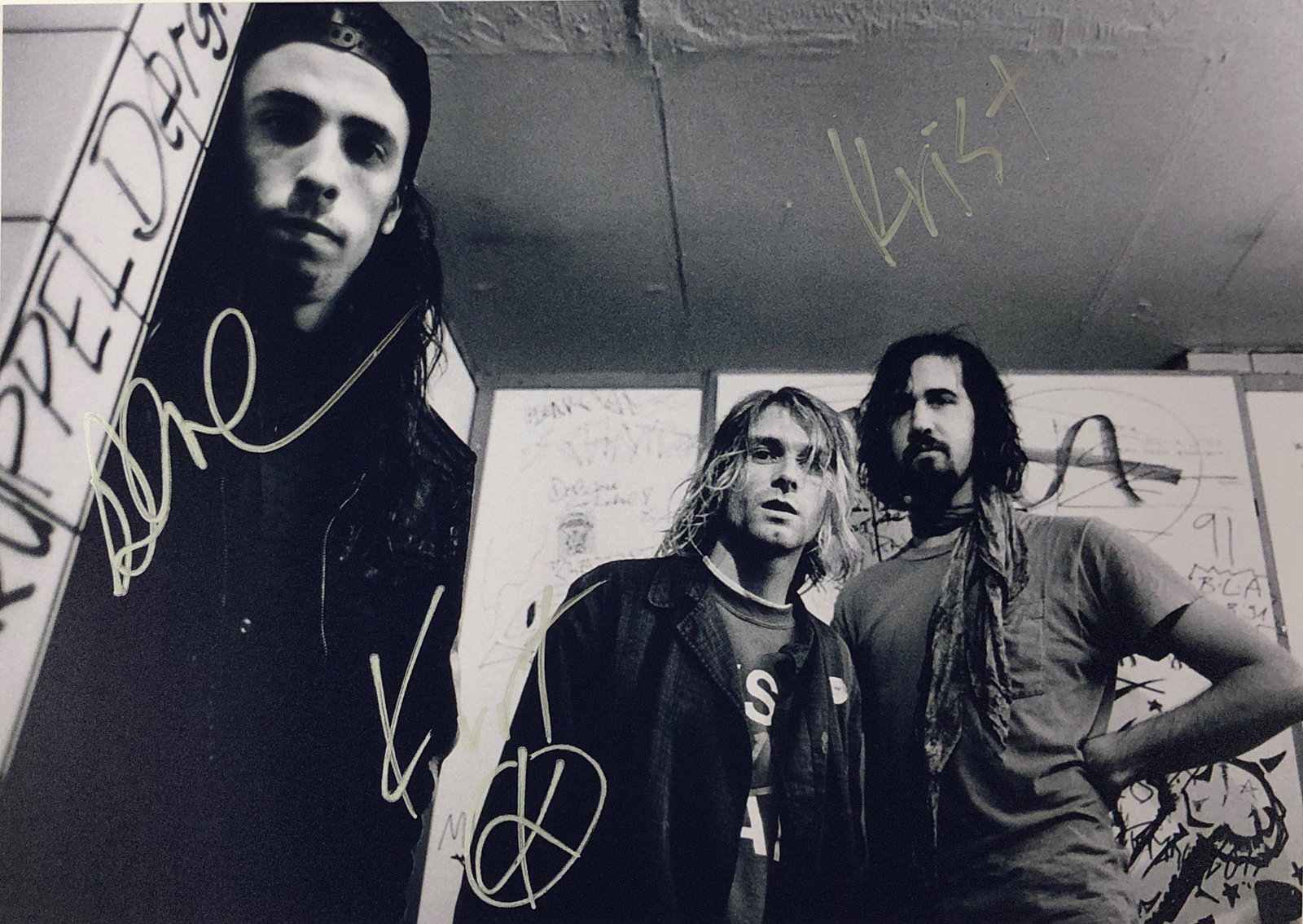 Nirvana Kurt Cobain Photo Autographed Signed: Our company has been collectibles business since 2008. All items are unique and valuable for all the collectors. Our company is all online based and will be shipping from our warehouses or different c