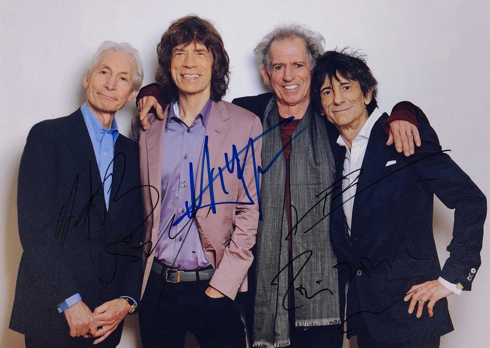Rolling Stone Mick Jagger Photo Autographed Signed: Our company has been collectibles business since 2008. All items are unique and valuable for all the collectors. Our company is all online based and will be shipping from our warehouses or different c