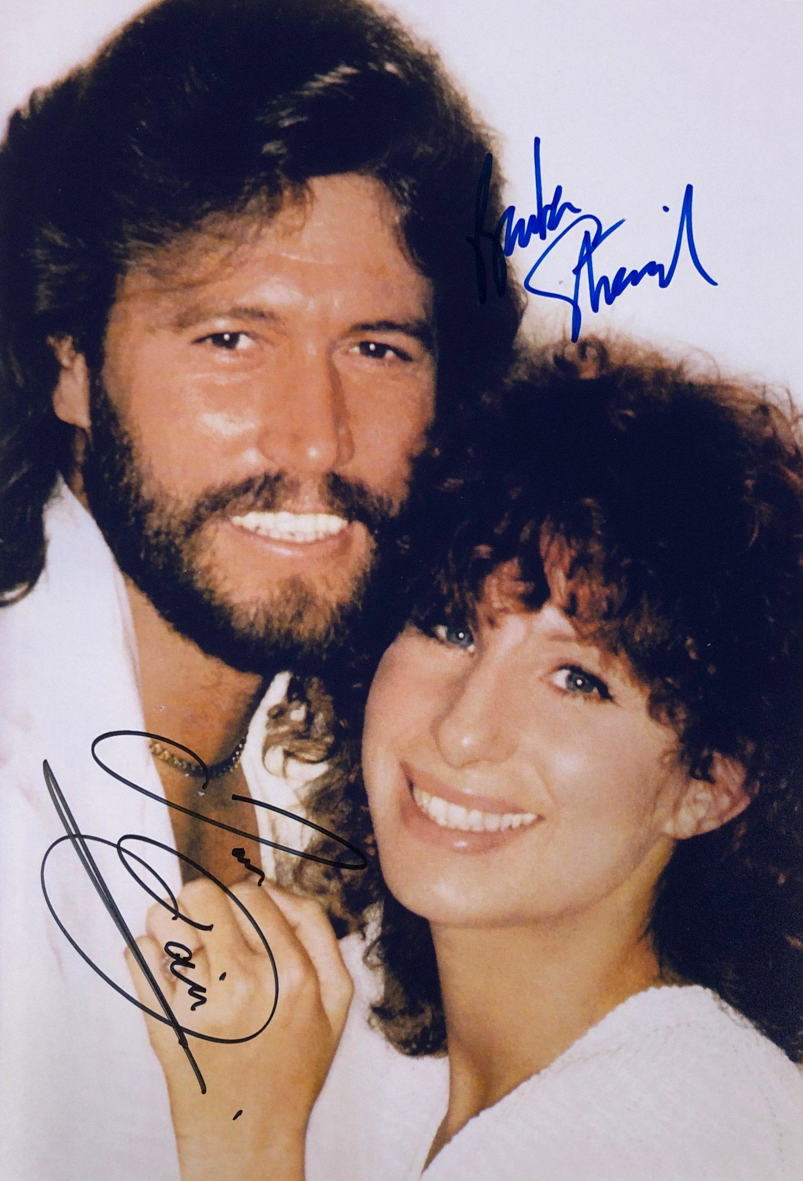 Signed Barry Gibb Barbra Streisand Photo: Our company has been collectibles business since 2008. All items are unique and valuable for all the collectors. Our company is all online based and will be shipping from our warehouses or different c