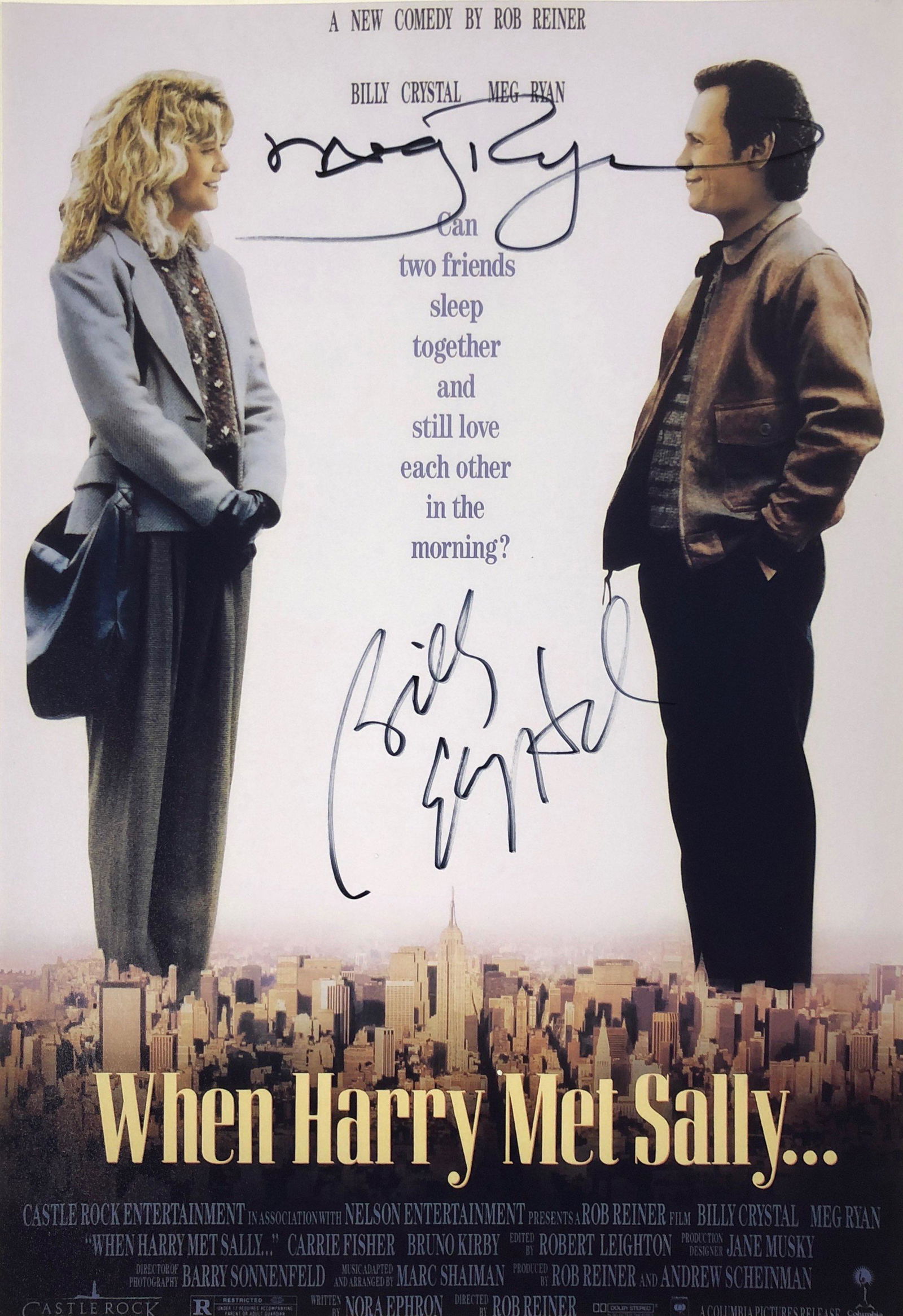 Harry Meet Sally Signed Billy Crystal Photo: Our company has been collectibles business since 2008. All items are unique and valuable for all the collectors. Our company is all online based and will be shipping from our warehouses or different c