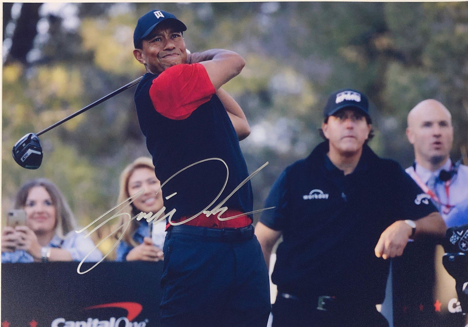 Golf Signed Photo Tiger Woods: Our company has been collectibles business since 2008. All items are unique and valuable for all the collectors. Our company is all online based and will be shipping from our warehouses or different c