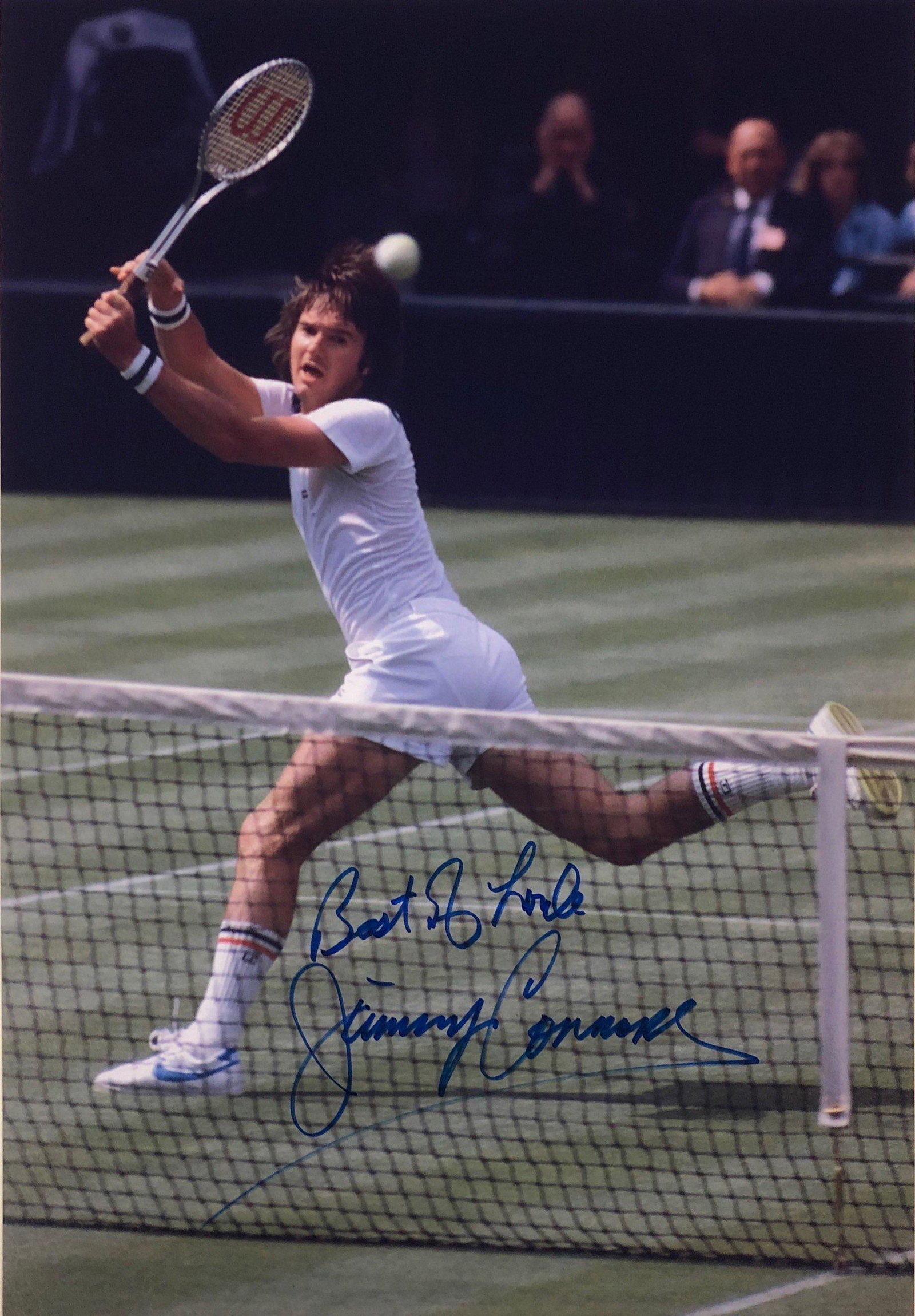 Tennis Signed Photo Jimmy Connors: Our company has been collectibles business since 2008. All items are unique and valuable for all the collectors. Our company is all online based and will be shipping from our warehouses or different c