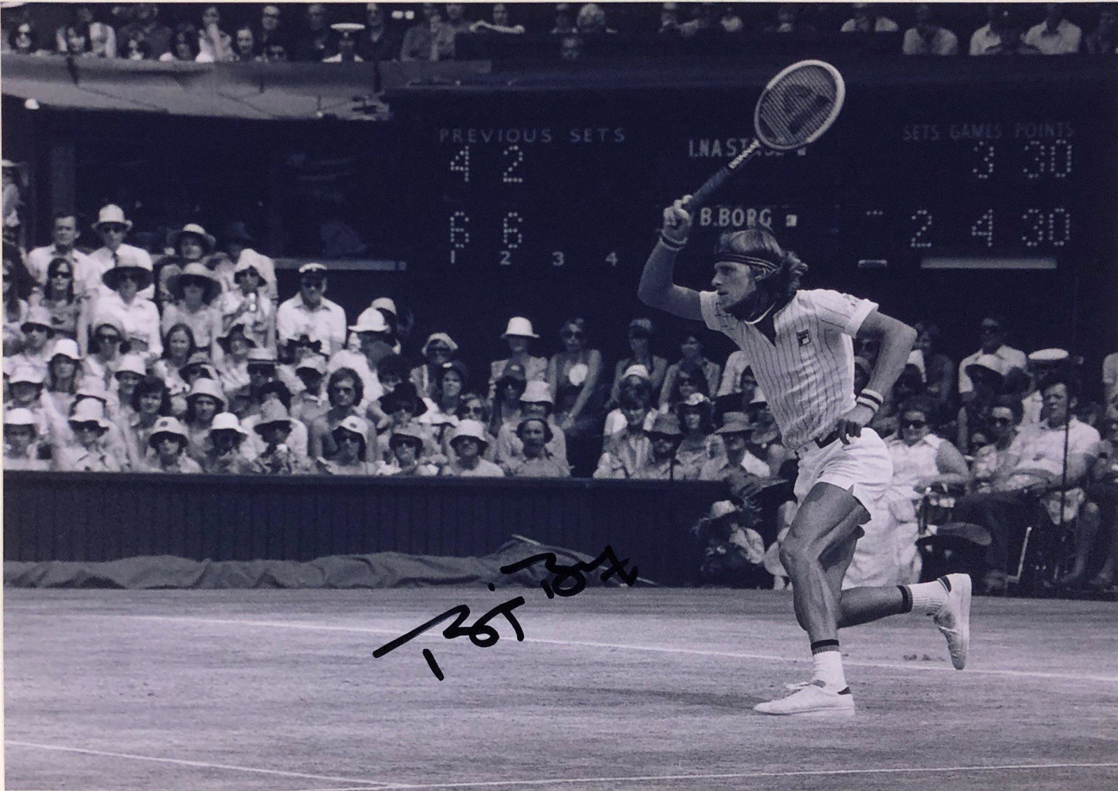 Tennis Signed Photo Bjorn Borg: Our company has been collectibles business since 2008. All items are unique and valuable for all the collectors. Our company is all online based and will be shipping from our warehouses or different c