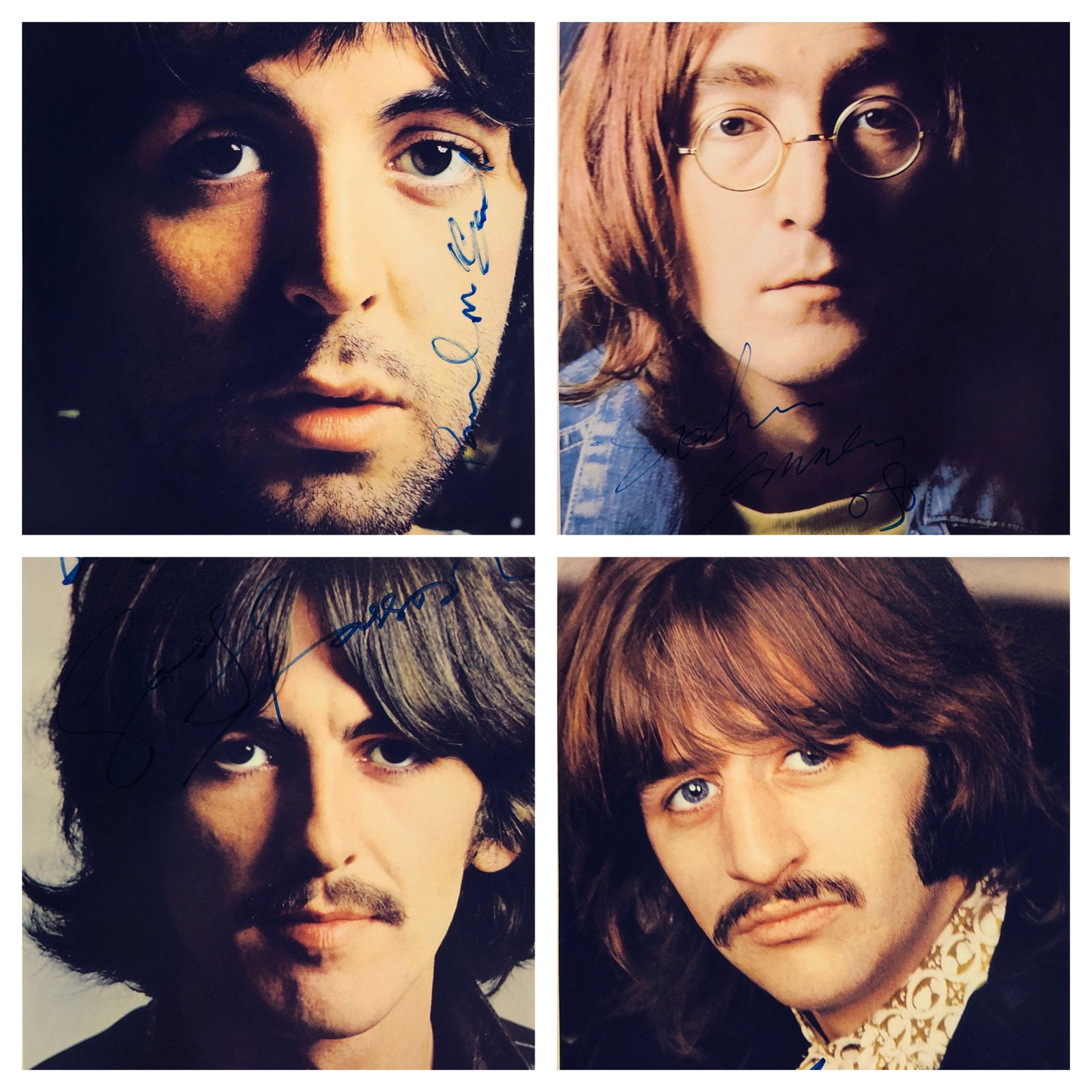 Signed Beatles Photo Set x 4 Lennon: Our company has been collectibles business since 2008. All items are unique and valuable for all the collectors. Our company is all online based and will be shipping from our warehouses or different c