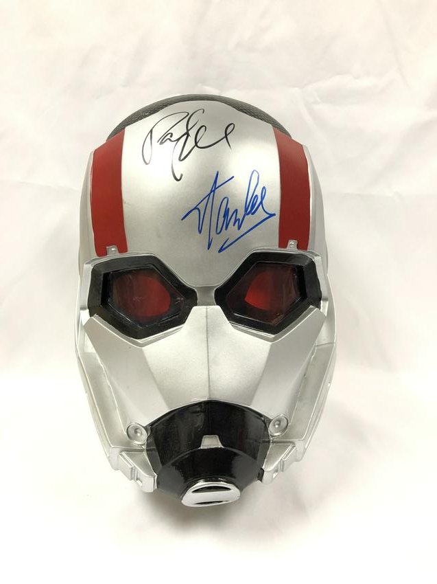 Signed Antman Stan Lee Helmet: Our company has been collectibles business since 2008. All items are unique and valuable for all the collectors. Our company is all online based and will be shipping from our warehouses or different c
