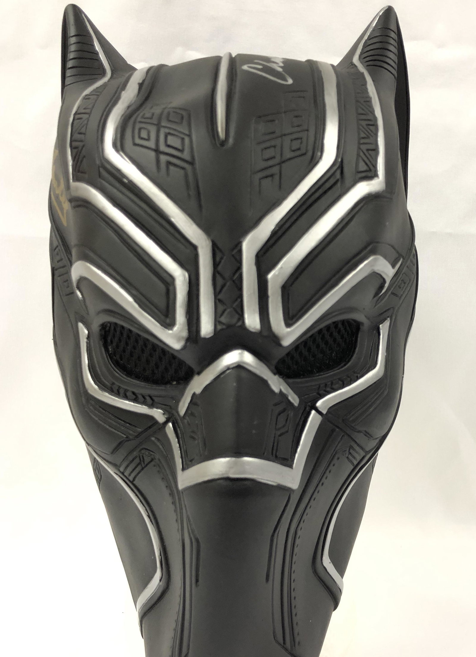 Signed Black Panther Mask Chadwick Stan Lee: Our company has been collectibles business since 2008. All items are unique and valuable for all the collectors. Our company is all online based and will be shipping from our warehouses or different c