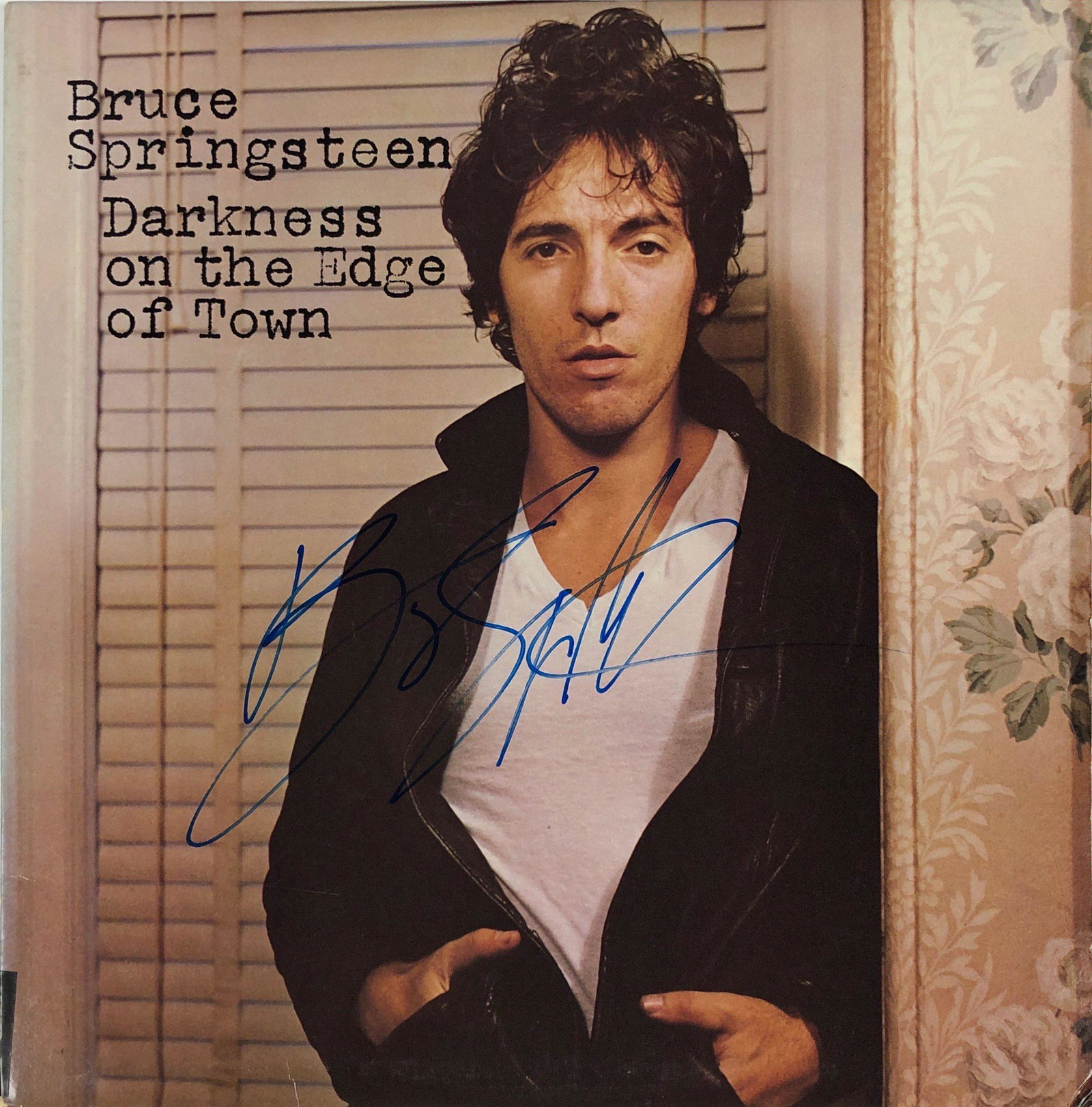 Signed Darkness Edge of Town Bruce Springsteen Vinyl: Our company has been collectibles business since 2008. All items are unique and valuable for all the collectors. Our company is all online based and will be shipping from our warehouses or different c