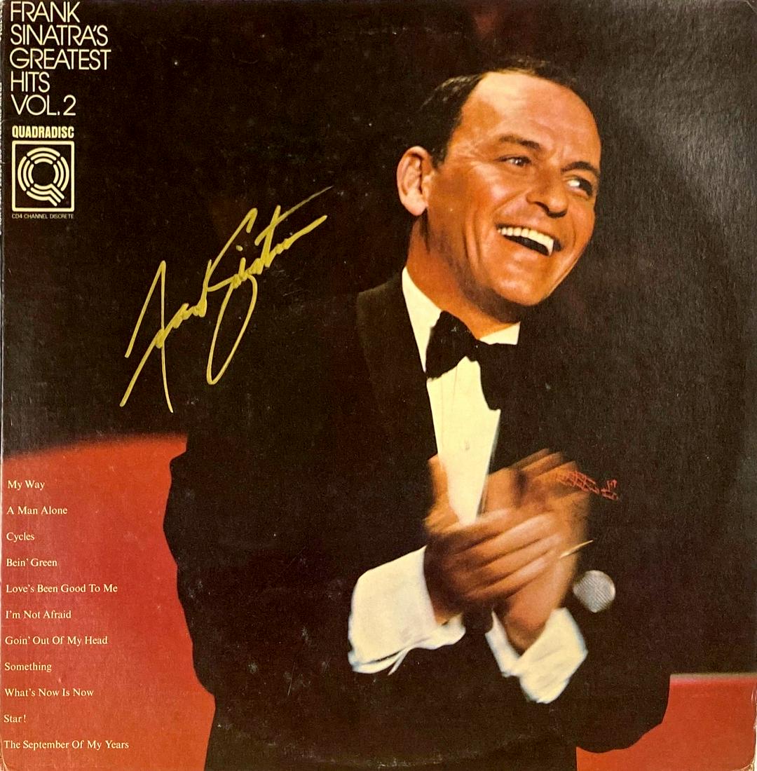 Signed Frank Sinatra Greatest Hits 2 Vinyl: Our company has been collectibles business since 2008. All items are unique and valuable for all the collectors. Our company is all online based and will be shipping from our warehouses or different c