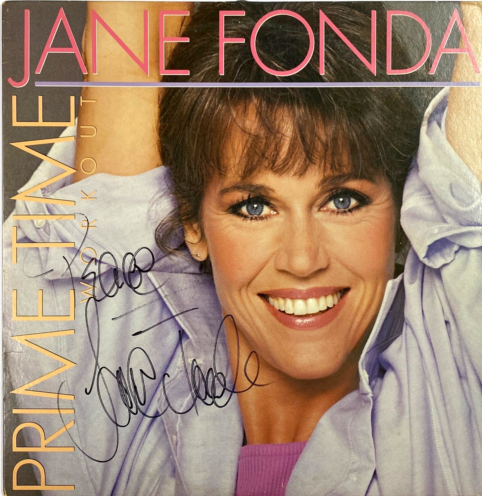 Signed Jane Fonda Prime Time Workout Vinyl: Our company has been collectibles business since 2008. All items are unique and valuable for all the collectors. Our company is all online based and will be shipping from our warehouses or different c
